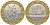 Франция 10 франков 1990 тип Гений Бастилии KM 964.1, Le Frank 375.5 биметалл 110-1037