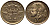 Бельгия 50 сантимов 1967 Belgie, Бодуэн I (1951-1993) KM 149.1 бронза 4392-843