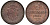Саксония 5 пфеннигов 1866 B, Иоганн (1854-1873) KM 1218 медь 4681-1233