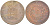 Португалия 10 реалов 1839 Луиш I (1861-1889) KM 409 медь 4162-145