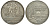 ФРГ 10 марок 2000 D, 10 лет немецкого единства KM 201 серебро 413-2733