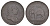 Цейлон 2 стивера 1815 Георг III (1760-1820) KM 82 медь 1518-645