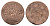 Тибет 2 1/2 скар 1913-1918 Y 16 медь 5010-1032