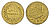 Германия игровой жетон с изображением герба бабочки XIX век диаметр 19 мм, вес 0,9 гр латунь 4679-1134