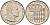 Монако 1 франк 1982 Ренье III (1949-2005) KM 140 никель 73-1415