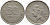 МАЛАЙЯ 20 ЦЕНТОВ 1948 ГЕОРГ VI KM 9 медно-никель 83-1834