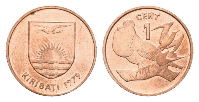 Кирибати 1 цент 1979 KM 1 бронза UNC 99-961