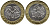 Монако 10 франков 2000 Ренье III (1949-2005) KM 163 биметалл 4364-1534