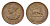 Эфиопия 1 сантим 1944 EE 1936, Хайле Селассие I, второе правление (1930-1936) KM 32 медь 4674-644