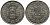Индия 50 пайс 1984 ромб - Бомбей KM 65 медно-никель aUNC 4398-127