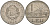 Румыния 1 лей 1963 трактор KM 90 сталь плакированная никелем 4156-346