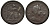 Великобритания 1/2 пенни 1723 Георг I (1714-1727) KM 557, Spink 3660 медь 1520-1214