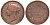Стрейтс-Сетлментс 1 цент 1862 Виктория (1837-1901) KM 6.2 медь 189-423