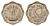 Индия 10 пайс 1957 год-тип KM 24.1 медно-никель UNC 4686-1153