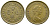 Гонконг 50 центов 1977 Елизавета II (1952-) KM 41 никель латунь 89-326