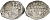 Русское Царство копейка 1547-1584 Иван IV Васильевич, Новгородский  монетный двор, 0,66 ГР ГиК №77 серебро 262-339