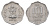 Индия 10 пайс 1988 брак выкус KM 39 алюминий UNC 4686-1055