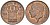 Бельгия 50 сантимов 1975 Belgie, Бодуэн I (1951-1993) KM 149.1 бронза 3458-123