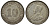 Стрейтс-Сетлментс 10 центов 1927 Георг V (1910-1936) КМ 29b серебро 53-614