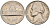 США 5 центов 1964 D, Джефферсон KM А192 медно-никель 92-1131