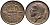 БЕЛЬГИЯ 50 САНТИМОВ 1955 BELGIQUE KM 144 бронза 4392-812