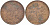 Франция 10 сантимов 1917 тип Даниэль Дюпюи KM 843, LA FRANC 136.29 бронза 109-425