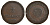 Швеция 1/2 скиллинга 1800 Густав IV Адольф (1792-1809) KM 549 медь 60-326