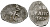 ВЕЛИКОЕ КНЯЖЕСТВО МОСКОВСКОЕ ДЕНГА 1535 - 1547 ИВАН IV ВАСИЛЬЕВИЧ, МОСКОВСКИЙ МОНЕТНЫЙ ДВОР, 0,36 ГР ГиК №41 серебро 262-1233