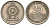 Шри-Ланка 25 центов 1975 KM 141.1 медно-никель 4567-167