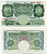 Англия 1 фунт ND (1955-1960) зеленый, подпись  L.K. O' Brien, с защитной полосой Pick 369c бумага aUNC 000-00-00
