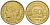 ФРАНЦИЯ 50 САНТИМОВ 1941 ТИП MORLON KM 894.1, LE FRANC 192.18 алюминиевая бронза 44-622