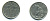 БЕЛЬГИЯ 1 ФРАНК 1929 BELGIE KM 90 никель 37-116
