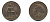 Великобритания 1 пенни 1938 Георг VI (1936-1952) KM 845, Spink 4114 бронза 83-614
