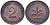 ФРГ 2 пфеннига 1968 G KM 106a, J.381a сталь плакированная медью 4546-951