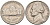США 5 центов 1962 D, Джефферсон KM А192 медно-никель 92-1046