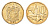 ЮАР 10 центов 1999 герб, цветок алоэ KM 161 сталь плакированная бронзой UNC 4694-752