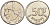 БЕЛЬГИЯ 50 ФРАНКОВ 1989 BELGIQUE, БОДУЭН I (1951-1993) KM 168 никель 4398-742