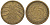 Германия 10 рентенпфеннигов 1924 J KM 33, J. 309, Weege 8 алюминиевая бронза 4163-223