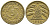 ГЕРМАНИЯ 5 РЕНТЕНПФЕННИГОВ 1924 A KM 32, J. 308 алюминиевая бронза 39-451