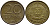 ГДР 20 пфеннигов 1971 А KM 11 латунь UNC 54-1445