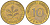 Германия 10 пфеннигов 1995 D KM 108 сталь плакированная латунью aUNC 4613-1239