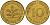 ФРГ 10 пфеннигов 1992 A J. 383, KM 108 сталь плакированная латунью    4603-637