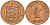 Гернси 2 пенса 1971 Ветряная мельница KM 22 бронза  aUNC  4610-445