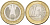 ФРГ 1 евро 2002 G KM 213 биметалл UNC 210-547