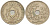 БЕЛЬГИЯ 25 САНТИМОВ 1929 BELGIE KM 69 медно-никель 180-1221