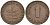 ФРГ 1 ПФЕННИГ 1950 D KM 105, J.380 сталь плакированная медью 4567-861