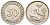 ФРГ 50 пфеннигов 1949 D KM 104, J. 379 медно-никель 4132-1153
