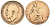 Великобритания 1/2 пенни 1916 Георг V (1910-1936) KM 809, Spink 4056 бронза 4616-732