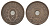 Дания 5 эре 1928 N, Кристиан X (1912-1947) KM 828 бронза 4638-617