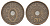 Дания 5 эре 1928 N, Кристиан X (1912-1947) KM 828 бронза 4638-557